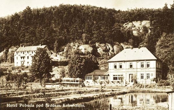 Hotel Pobuda a hotel Vyhlídka v roce 1940    
